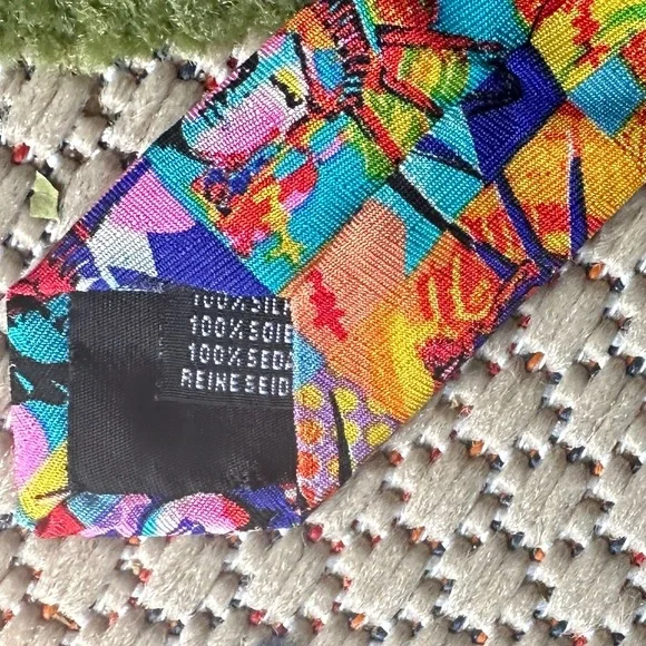 Peter Max 'Liberty' Vintage Necktie - Picture 8 of 9